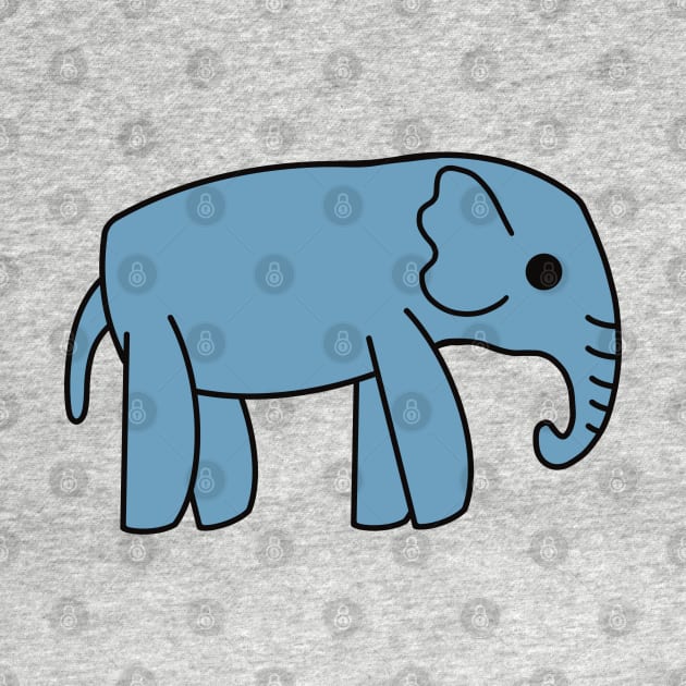 Cute Kawaii Elephant by KawaiiByDice